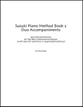 Second Piano Accompaniments for the Suzuki Piano Method Volume 2 piano sheet music cover